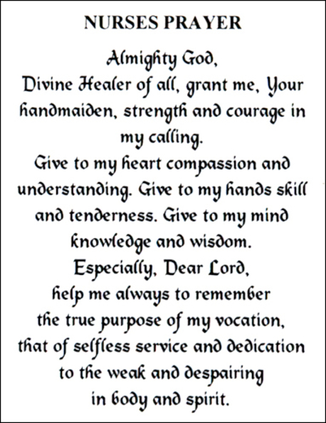 Nurses Prayer