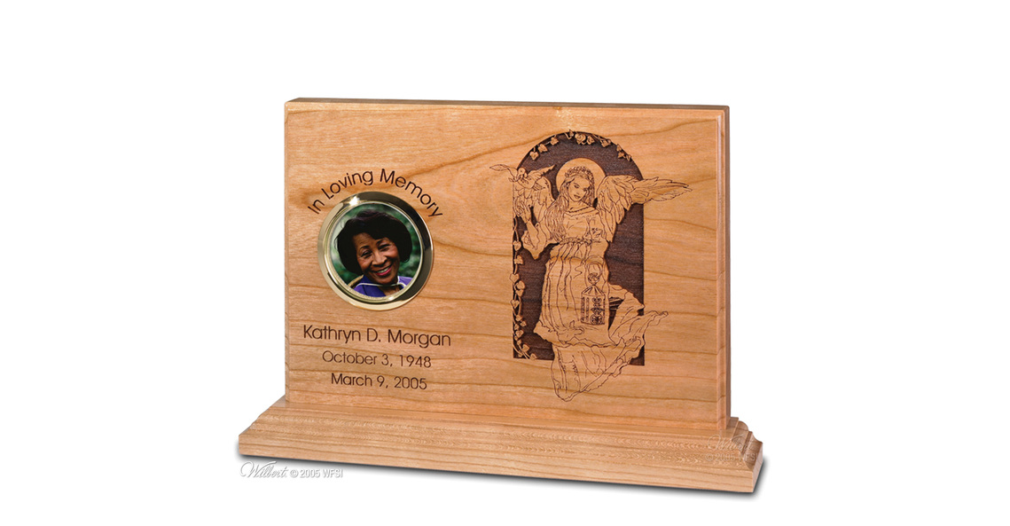 Memorial Tribute Panel Vertical Design Standard 2-D