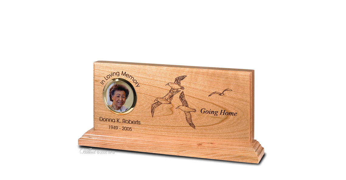 Memorial Tribute Panel Horizontal Design Clip Art