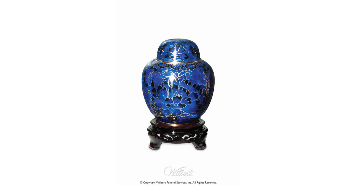 Blue Cloisonne Memento