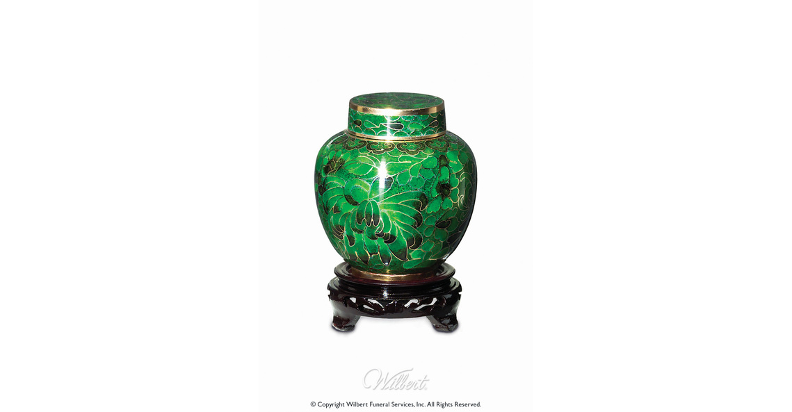 Green Cloisonne Memento