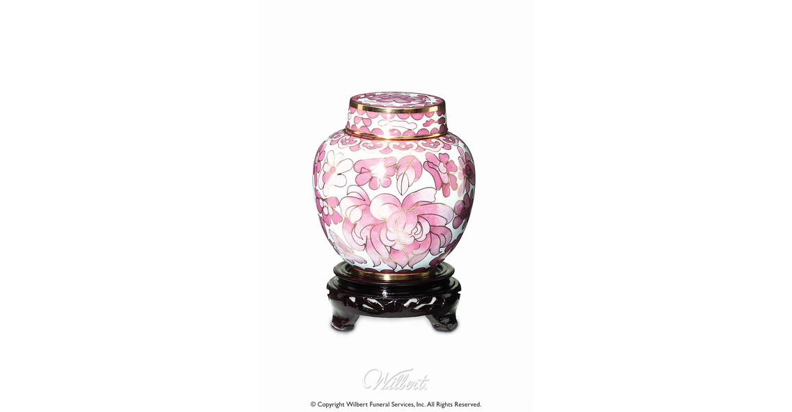 Cameo Rose Cloisonne Memento